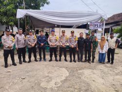 Laksanakan Pengecekan TPS, Kabidhumas Polda Banten Berikan Semangat Kepada Personel Pengamanan