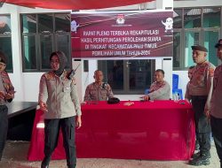 Pastikan Hasil Suara Pemilu Aman di PPK, Satgas Preventif OMB Tinombala Lakukan Hal ini