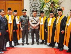 Kapolri dan Panglima TNI Dampingi Presiden di Sidang Tahunan MA RI