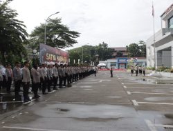 Anggota Sat Reskrim dan Polresta Tangerang Ikuti Apel Pagi di Bawah Pimpinan Wakapolresta