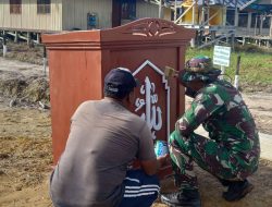 Wujud Toleransi Antar Umat Beragama, Satgas Yonif 125/SMB Renovasi Gereja dan Bangun Musholla