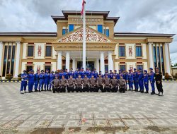 Resmi Berbaret Biru, 10 Personel Remaja Polairud Polda Jambi Jalani Acara Tradisi Pembaretan Khas Polairud