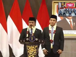 Kanwil Kemenkumham Aceh Ikuti Penyambutan Menteri dan Wakil Menteri Kemenkumham