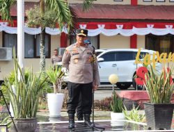 Kapolda Sultra Irjen Pol Dwi Irianto Berikan Arahan Pengamanan Pilkada 2024 di Polres Wakatobi