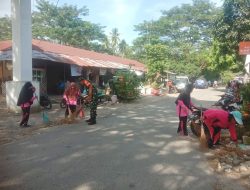 Sinergi Babinsa Sipispis dan PKK Lestarikan Lingkungan Desa