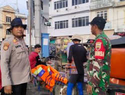 TNI – Polri dan BPBD di Tebing Tinggi Terus Cari Korban Tenggelam di Sungai Bahilang