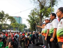 Ribuan Masyarakat Semarakkan Road To PON XXI, Pj Gubernur Sumut Hassanudin Harap Tumbuhkan Rasa Memiliki