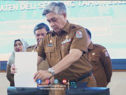 Sekwan DPRD Deli Serdang Hadiri Launching Perpustakaan Digital