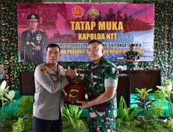 Kapolda NTT Kunjungi Mako Brigif 21/Komodo : Momentum Sinergi dan Kehangatan Bersama Prajurit TNI