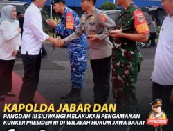 Kapolda Jabar Pengamanan Kunker Presiden RI di wilayah Hukum Jawa Barat