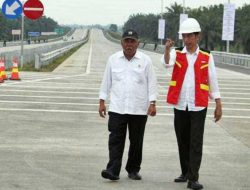 Presiden Jokowi Widodo Resmikan Jalan Tol Trans Sumatera di Sumatera Utara