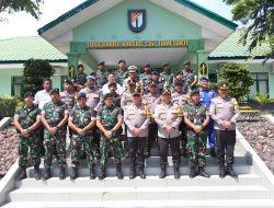 Giat Kunjungan Kerja Kapolda Kepri ke Mako Yon Marinir 10 SBY, Yonif Raider 136 dan Mako Satbrimob Polda Kepri