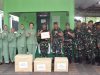 Gerakan TNI AD Manunggal Air, Pangdam 17/Cend bersama Dansatgas Yonif 122/TS Melaksanakan Peresmian 1898 titik air dan meresmikan Taman Edukasi Tombak Sakti di Perbatasan RI – PNG