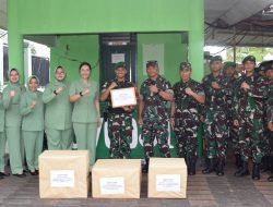 Gerakan TNI AD Manunggal Air, Pangdam 17/Cend bersama Dansatgas Yonif 122/TS Melaksanakan Peresmian 1898 titik air dan meresmikan Taman Edukasi Tombak Sakti di Perbatasan RI – PNG