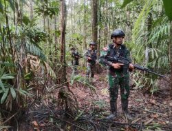 Menjaga Kondusifitas dan Keamanan Ujung Timur NKRI, Satgas Yonif 125/SMB Lakukan Patroli