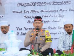 Polres Lhokseumawe Gelar Isra Mi’raj dan Doa Bersama Anak Yatim Wujudkan Pemilu Damai