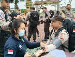 183 Personil Polres Simalungun Jalani Pemeriksaan Kesehatan Jelang Pergeseran ke TPS