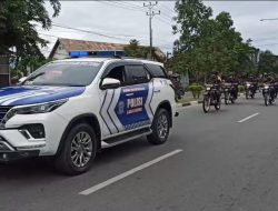 Polda Sulteng Gelar Patroli Skala Besar, Pastikan Situasi tetap Aman Jelang Pemilu 2024