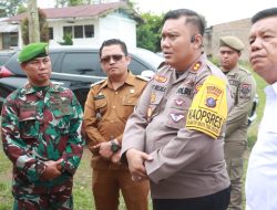 Kapolres dan Forkopimda Simalungun Tinjau Kesiapan TPS Jelang Pemilu 2024