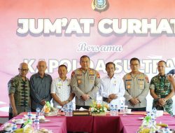 Pasca Pemilu, Polda Sultra Gencar Meningkatkan Kamtibmas Melalui Kegiatan Jum’at Curhat di Ranooha, Konawe Selatan