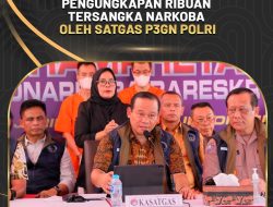 Pengungkapan Ribuan Tersangka Narkoba Oleh Satgas P3GN Polri