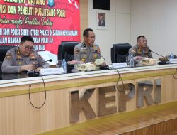 Puslitbang Polri Lakukan Penelitian Strategi Polisi Siber Polri 4.0 Di Polda Kepri