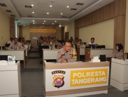 Kasat Reskrim Turut Serta dalam Kegiatan Analisis Evaluasi Operasi di Polresta Tangerang