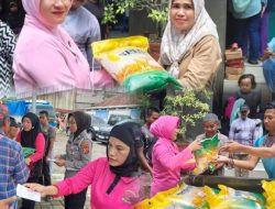 Penurunan Harga Beras Melalui Kegiatan Bazaar Murah Kapolres Sumedang beserta Ketua Bhayangkari Cabang Sumedang Dalam Rangka Kepedulian Sosial Masyarakat menjaga Stabilitas Pasokan Beras di Kab. Sumedang