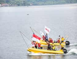 Kapolda Sumut Kibarkan Benderang Merah Putih Flag Parade Bersama Pebalap F1 Powerboat