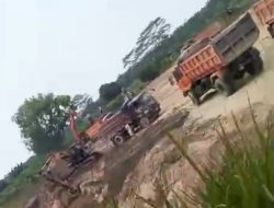 Lapor Pak Kapolri…!!! Diduga Maraknya Tambang Galian C Ilegal di Bantaran Sungai Ular Pagar Merbau