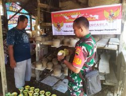 Pacu Produktivitas, Babinsa Sambangi UMKM di Kp. Pancasila Sei Semayang