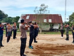 Meski Puasa, Babinsa Tetap Gelar Binsik kepada Sekuriti PT. Soeloeng Laoet Sinah Kasih Sergai