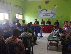 Hadiri Kegiatan Musrembang, Pos Aplal Satgas Yonkav 6/Naga Karimata Hadiri Kegiatan Rapat di Kantor Kecamatan Mutis