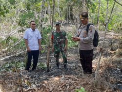 Tim Gabungan Polsek Silau Kahean Sukses Kendalikan Kebakaran Hutan di Simalungun