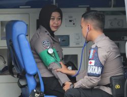 10 Hari Operasi Keselamatan, Subsatgas Dokkes Lakukan Pemeriksaan Kesehatan