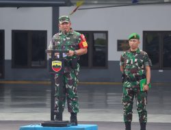 Brigjen TNI Jimmy Watuseke Pimpin Apel Gelar Pengamanan Kunker Wapres RI di Kota Tanjungpinang