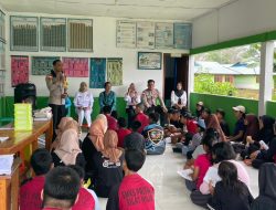 Cegah Kenakalan Remaja, Polsek Silat Hilir Lakukan Penyuluhan di Desa Miau Merah