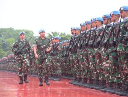 Panglima TNI Sambut Peace Keepers Indonesia Usai Bertugas