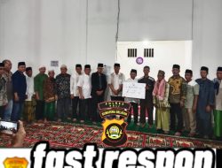 Safari Ramadhan di Masjid Al – Hidayah Dihadiri Kabag SDM Polres Pali Kompol Al – Busro S. Sos