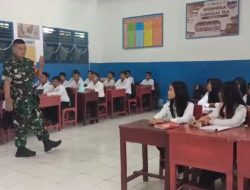 Jadi Gadik di SMAN 1 STM Hilir, Serka M Sitepu Sosialisasikan Bahaya Narkoba