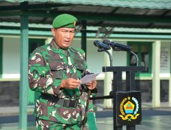 Danrem 023/KS Irup pada Upacara Bendera 17-an Bulan Maret TA 2024