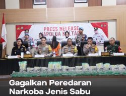 Gagalkan Peredaran Narkoba Jenis Sabu seberat 50 Kilogram