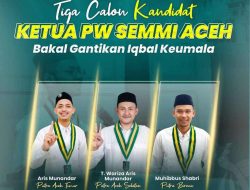 Tiga Calon Kandidat Ketua PW SEMMI Aceh Bakal Gantikan Iqbal Keumala