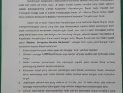 Masyarakat Panyabungan Barat Tidak Setuju Jika Camat Martua Efendi Matondang di Ganti