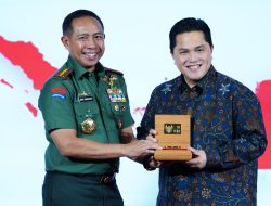 Pererat Kerjasama TNI dan Kementerian BUMN Tandatangani Nota Kesepahaman