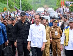 Presiden Jokowi Tiba Bandara Syukuran Amiruddin Amir Untuk Resmikan Pelaksanaan Inpres Jalan Daerah Kabupaten Banggai Kepulauan