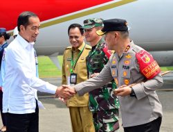 Pangdam XIII/Mdk Sambut Kedatangan Presiden di Bandara Sultan Amiruddin Amir