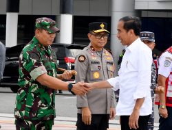 Danrem 132/Tdl Melepas Keberangkatan Presiden Menuju Toli – toli