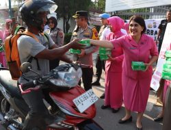 Indahnya Berbagi Takjil Bersama Polrestabes Medan dan Bhayangkari