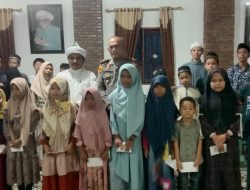 Polres Simalungun Melalui Polsek Tanah Jawa Berbagi Berkah dan Santunan ke Anak Yatim dalam Bulan Ramadhan